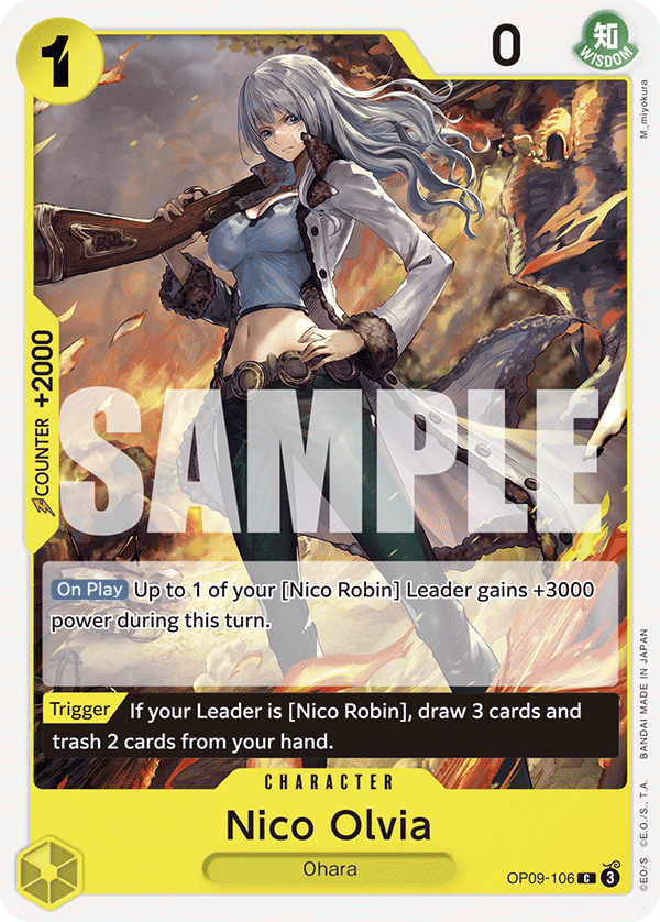 Nico Olvia OP09-106 One Piece card