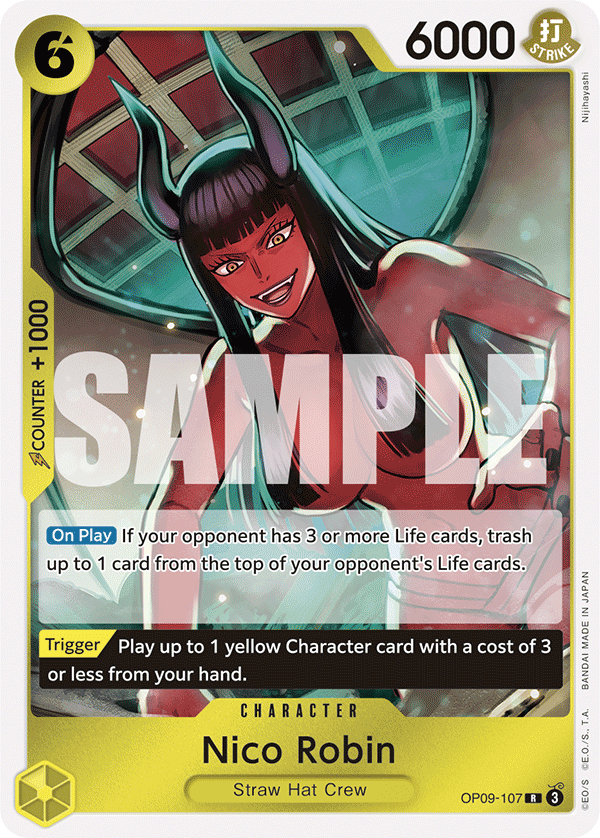Nico Robin (107) OP09-107 One Piece card