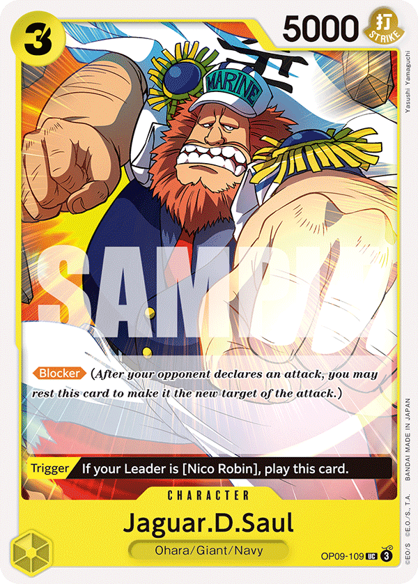Jaguar.D.Saul OP09-109 One Piece card