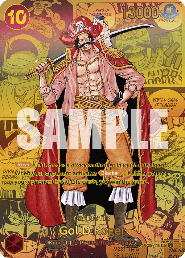 Gol.D.Roger (Manga) OP09-118 One Piece card