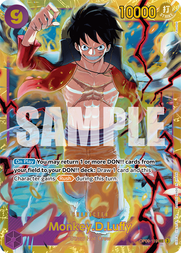 Monkey.D.Luffy (119) OP09-119 One Piece card