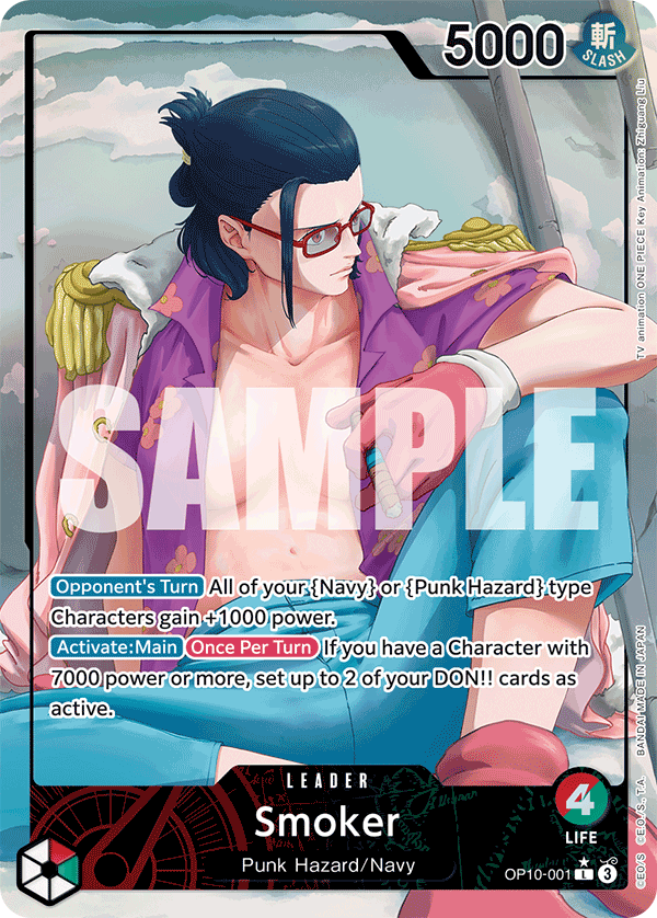 Smoker (001) (Parallel) OP10-001 One Piece card