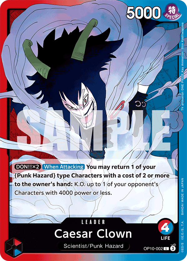Caesar Clown (002) OP10-002 One Piece card