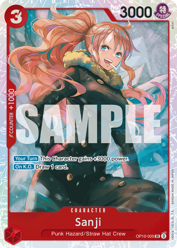 Sanji OP10-005 One Piece card