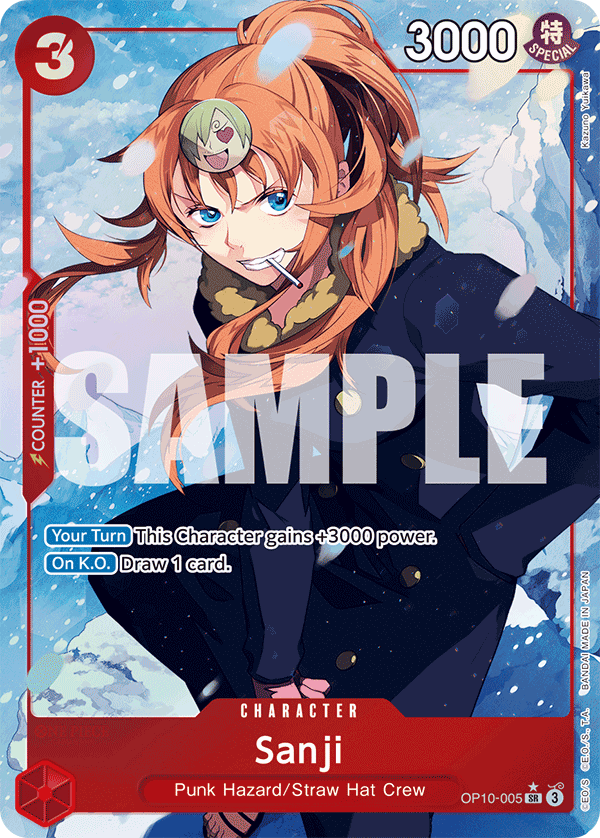 Sanji (Parallel) OP10-005 One Piece card