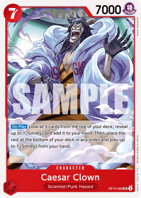 Caesar Clown (006) OP10-006 One Piece card