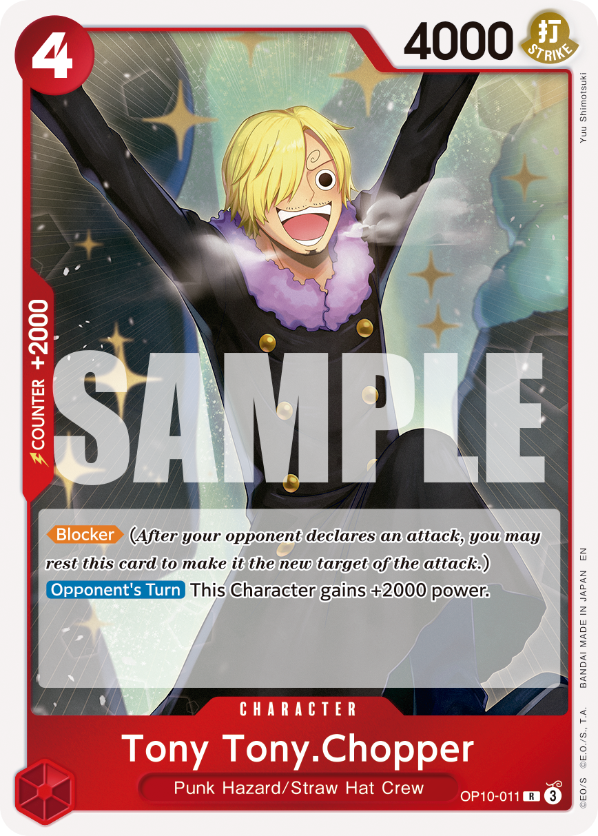 Tony Tony.Chopper (Reprint) OP10-011 One Piece card
