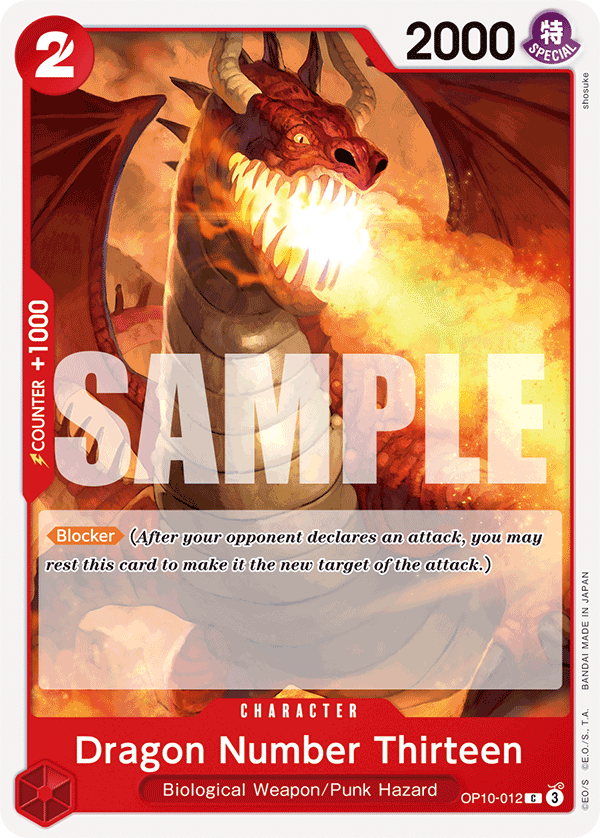 Dragon Number Thirteen OP10-012 One Piece card