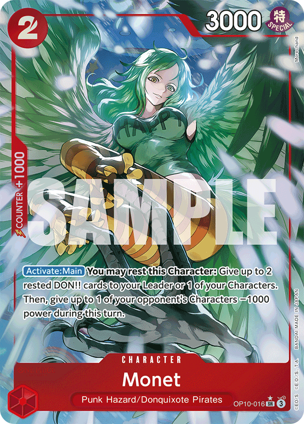 Monet (Parallel) OP10-016 One Piece card