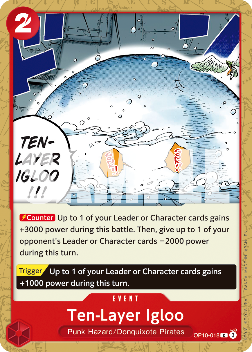 Ten-Layer Igloo (Reprint) OP10-018 One Piece card