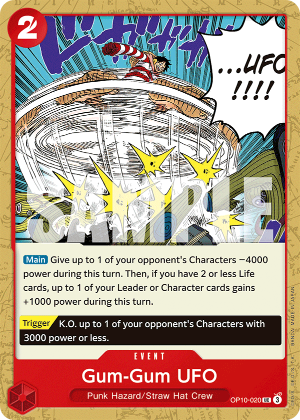 Gum-Gum UFO OP10-020 One Piece card
