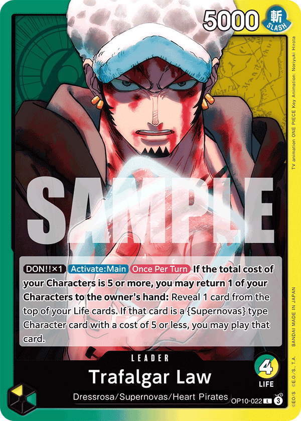 Trafalgar Law (022) OP10-022 One Piece card