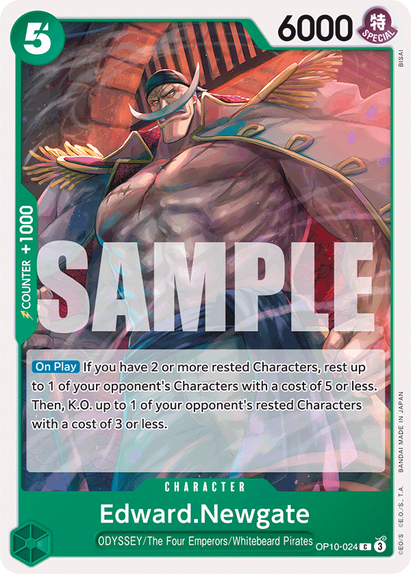 Edward.Newgate OP10-024 One Piece card
