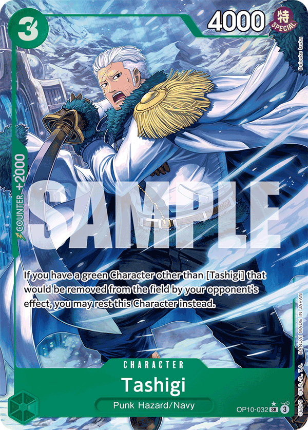 Tashigi (Parallel) OP10-032 One Piece card