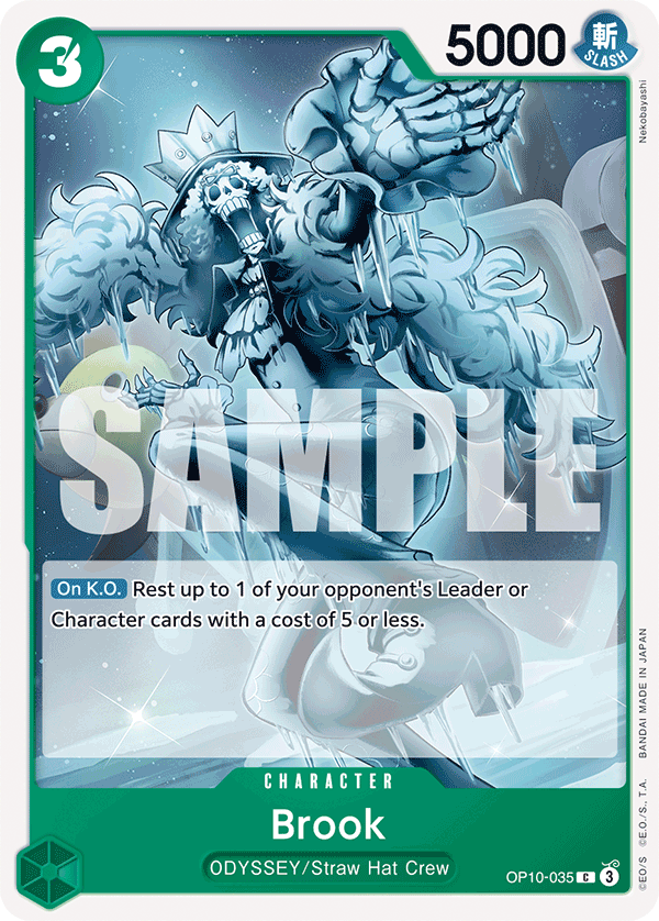 Brook (035) OP10-035 One Piece card