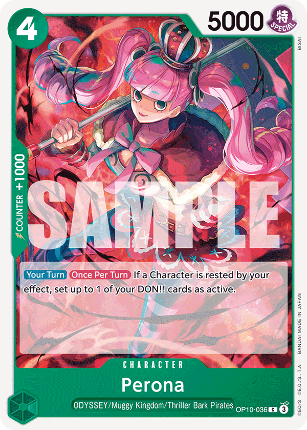 Perona (036) OP10-036 One Piece card