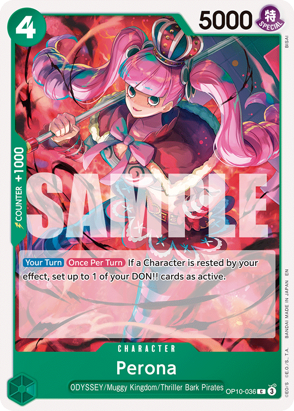 Perona OP10-036 One Piece card