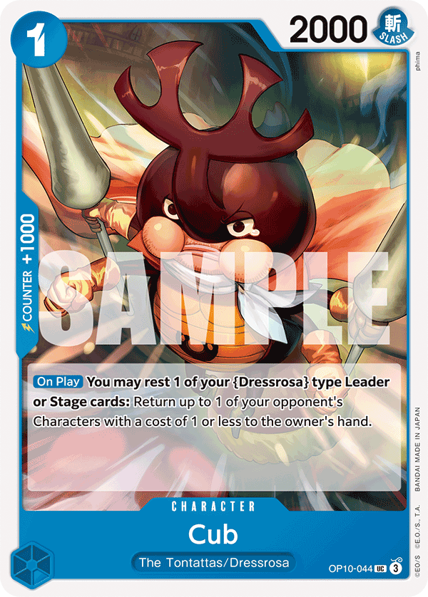 Cub OP10-044 One Piece card