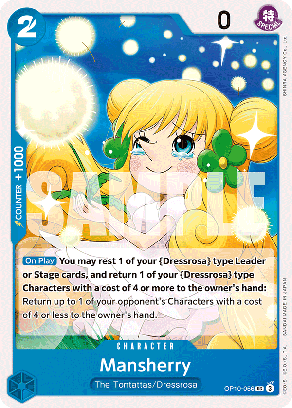 Mansherry OP10-056 One Piece card