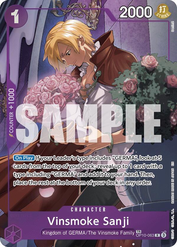 Vinsmoke Sanji (TR) OP10-063 One Piece card