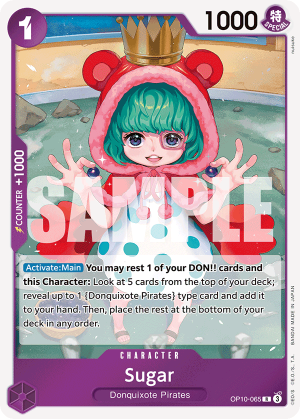 Sugar (065) OP10-065 One Piece card