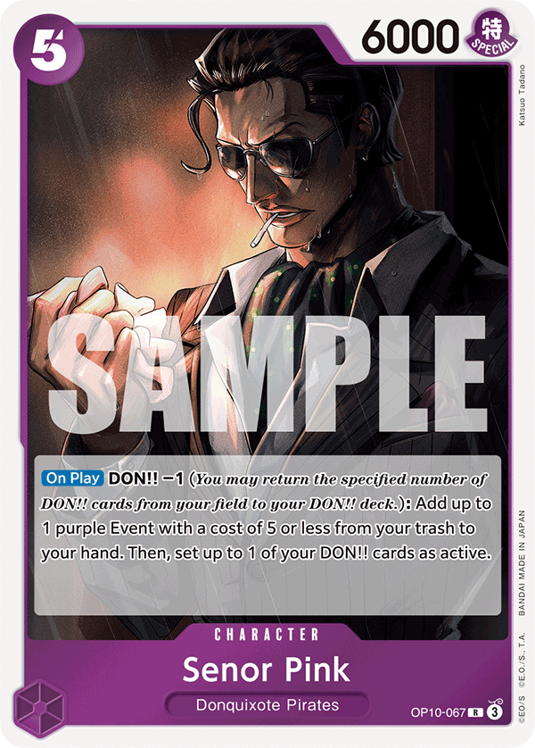 Senor Pink OP10-067 One Piece card