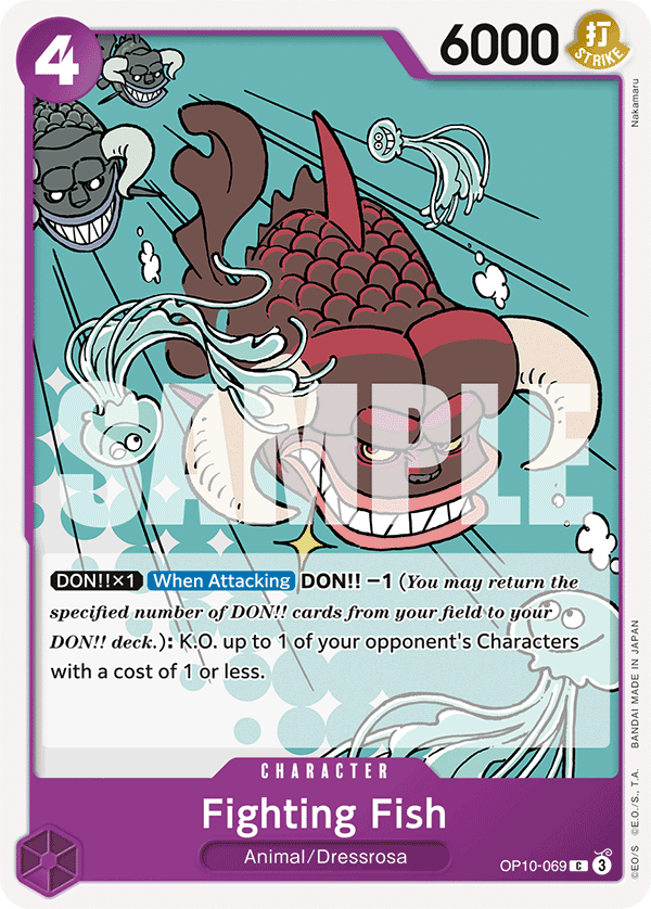 Fighting Fish OP10-069 One Piece card