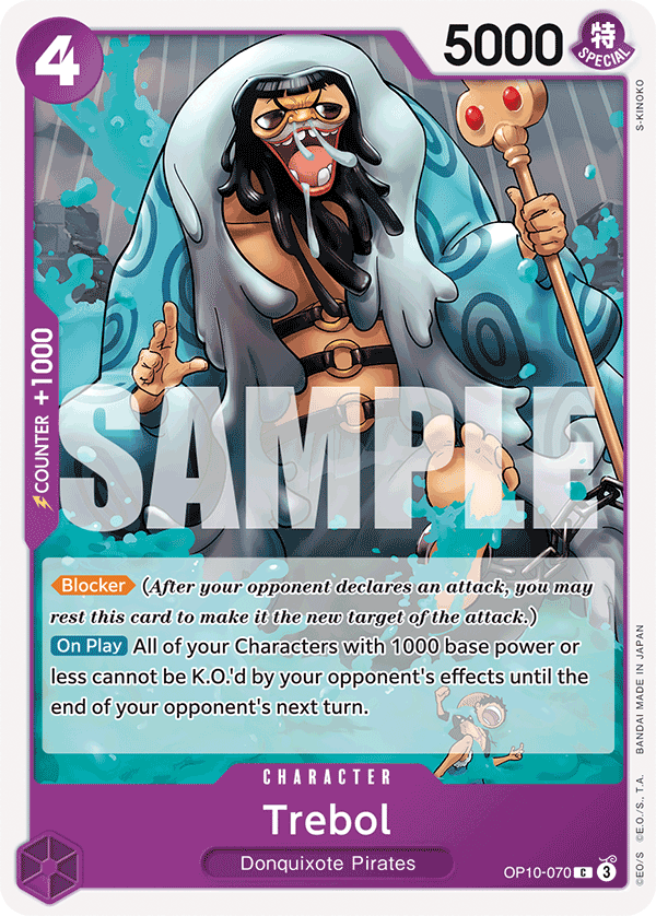 Trebol OP10-070 One Piece card