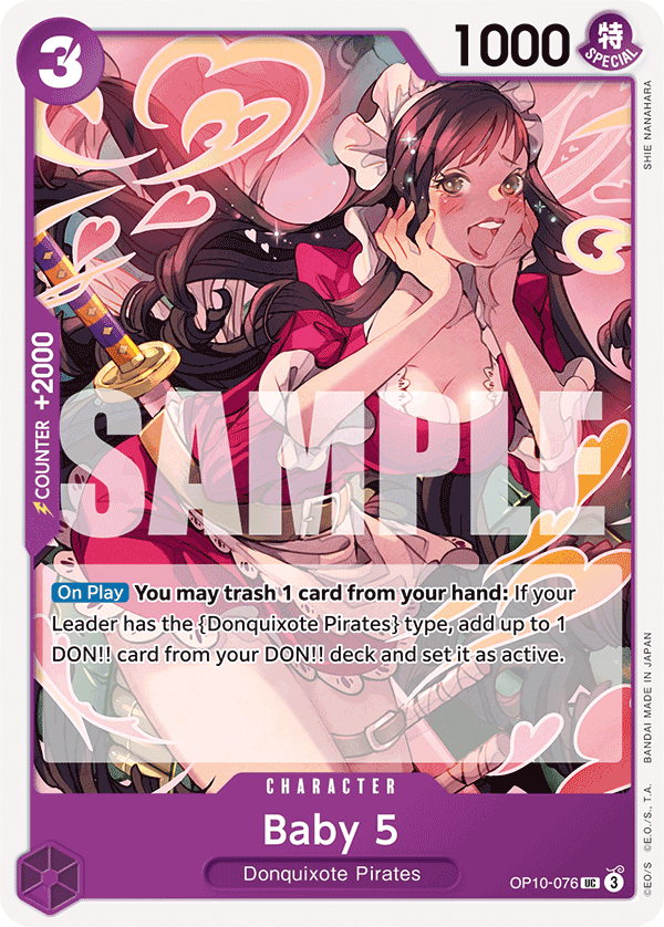 Baby 5 OP10-076 One Piece card