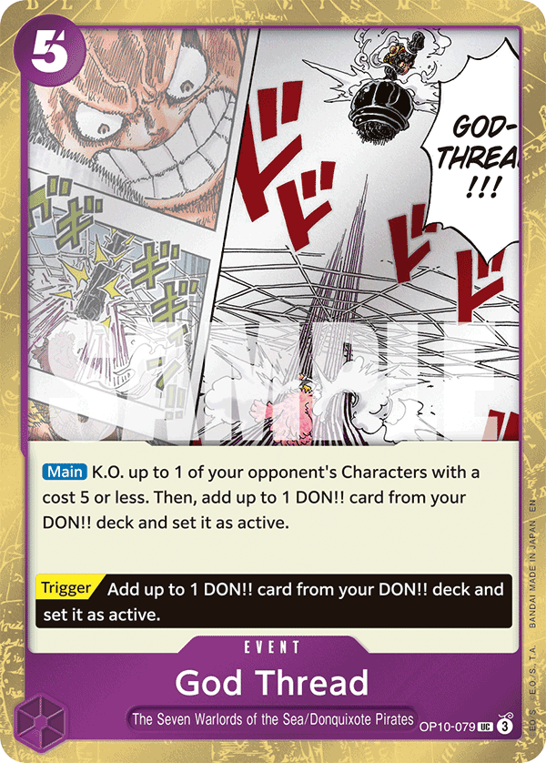 God Thread (Pirate Foil) OP10-079 One Piece card