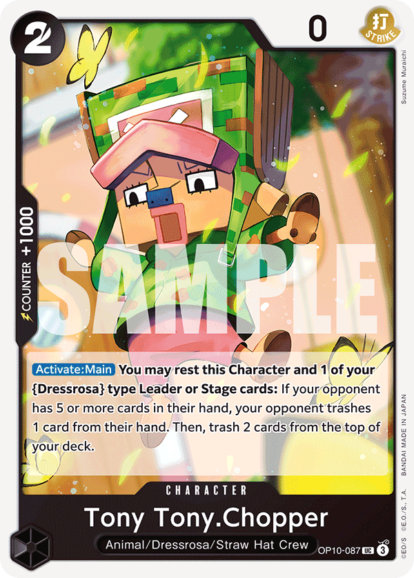 Tony Tony.Chopper (087) OP10-087 One Piece card