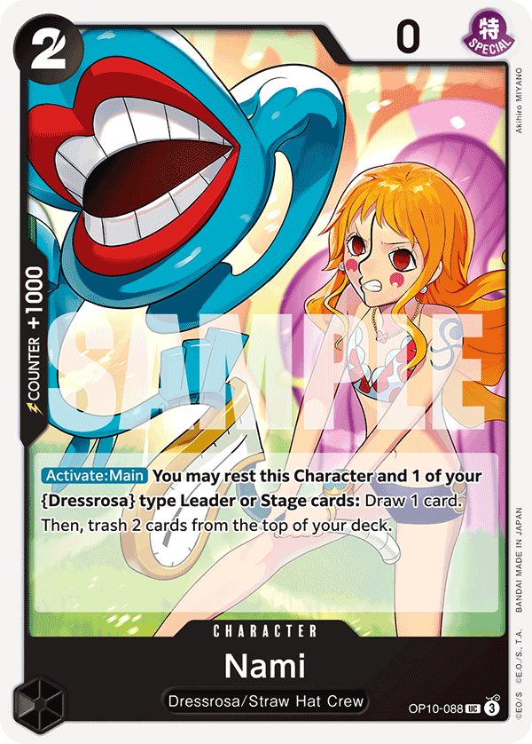 Nami (088) OP10-088 One Piece card