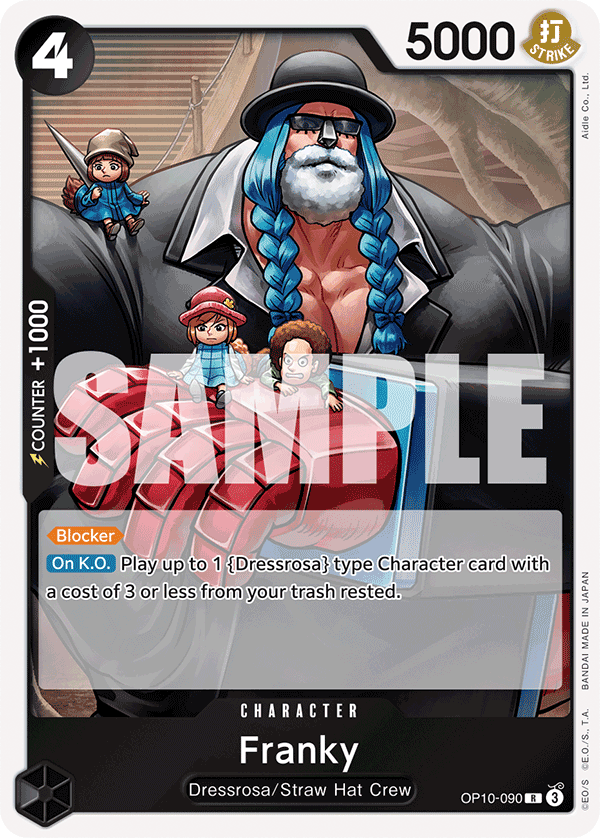 Franky (090) OP10-090 One Piece card