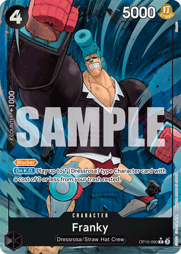 Franky (090) (Parallel) OP10-090 One Piece card
