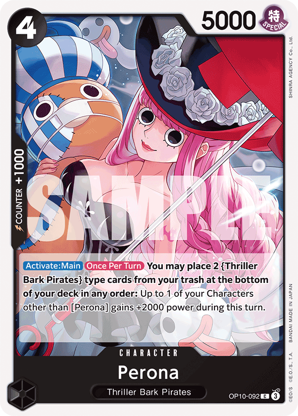 Perona (092) OP10-092 One Piece card
