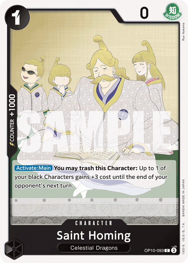 Saint Homing OP10-093 One Piece card