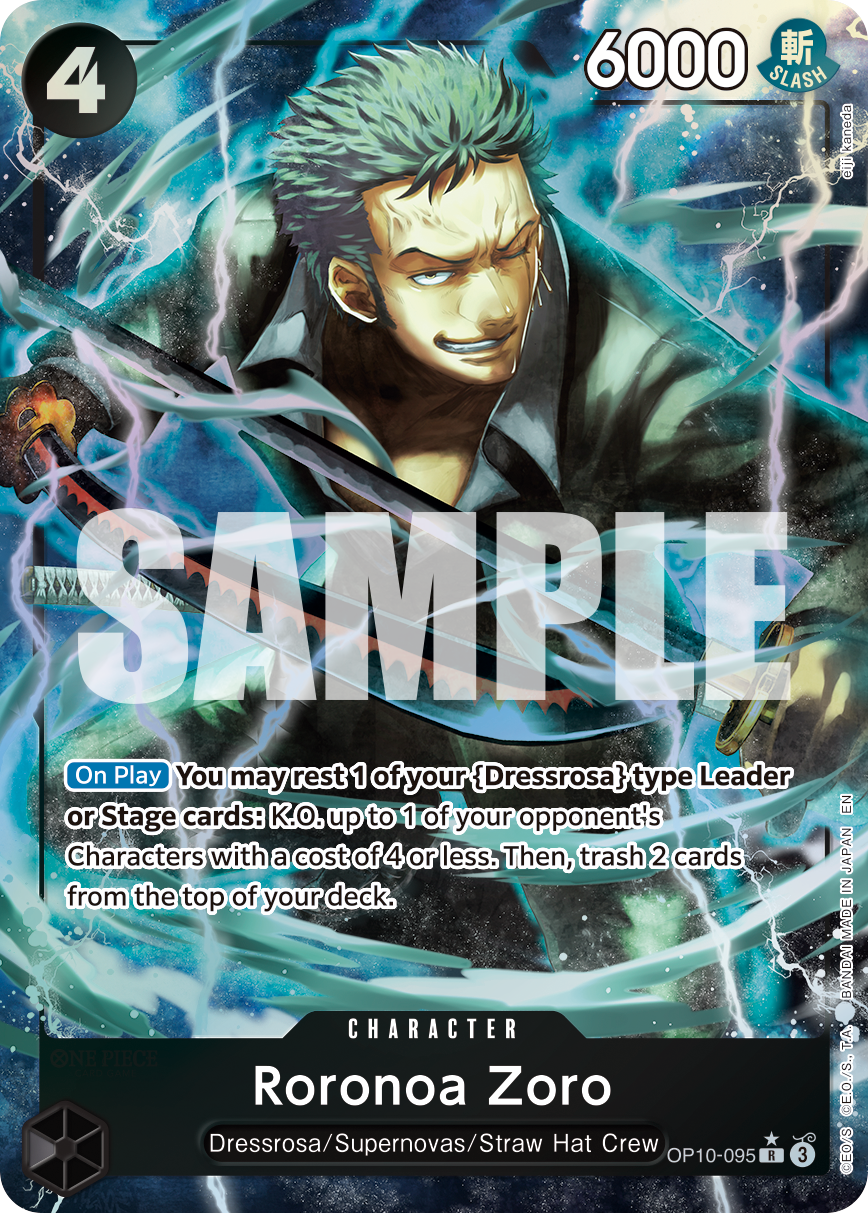 Roronoa Zoro - OP10-095 (Alternate Art) OP10-095 One Piece card