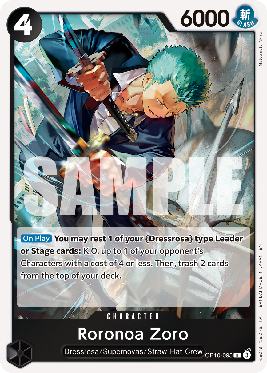 Roronoa Zoro - OP10-095 (Reprint) OP10-095 One Piece card