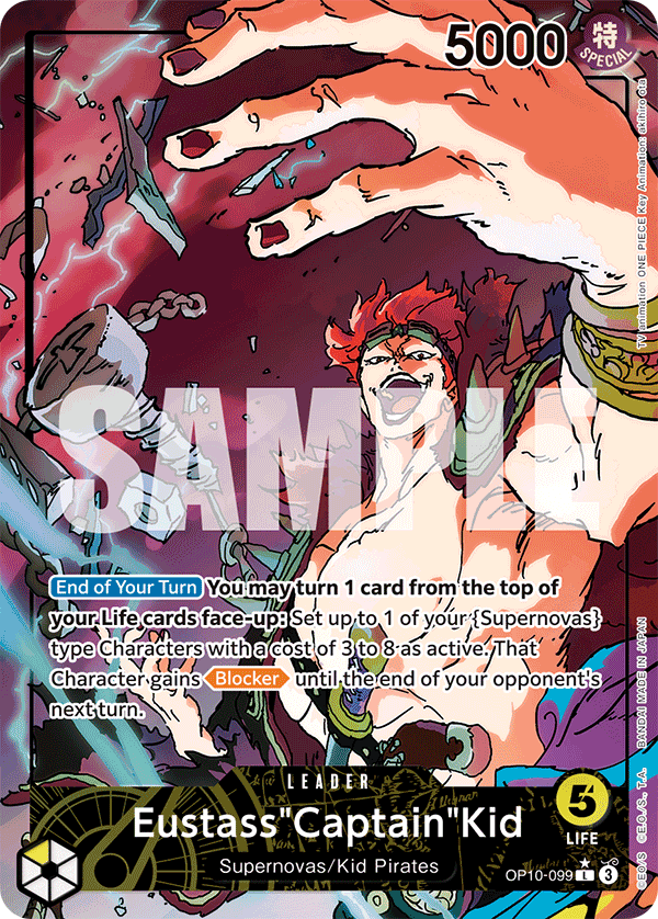 Eustass"Captain"Kid (099) (Parallel) OP10-099 One Piece card