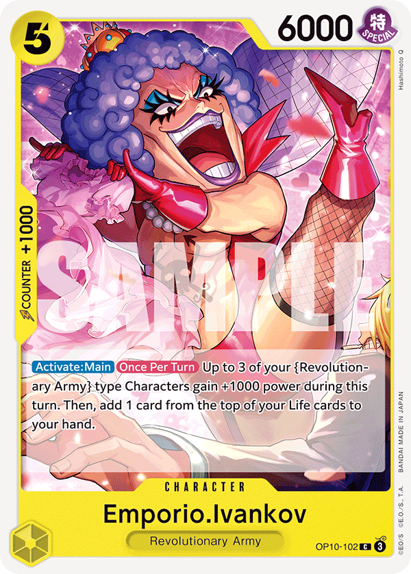 Emporio.Ivankov OP10-102 One Piece card