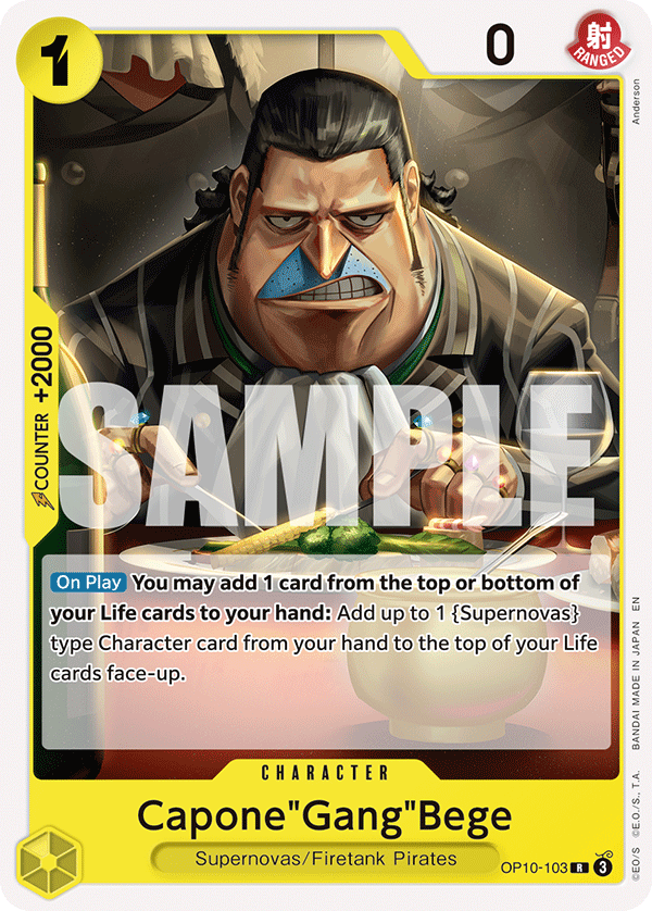 Basil Hawkins OP10-109 One Piece card
