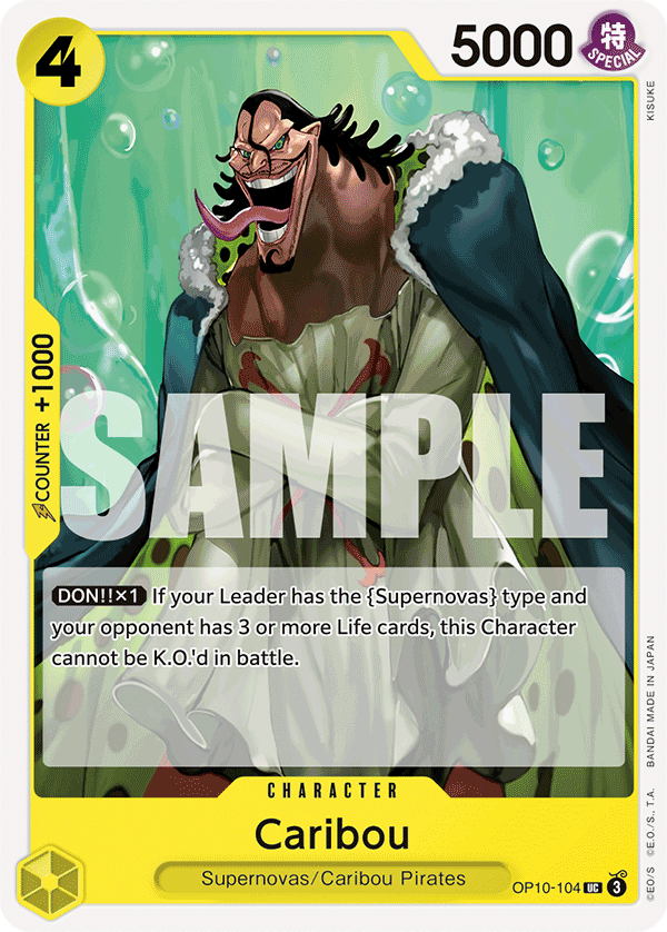 Caribou OP10-104 One Piece card