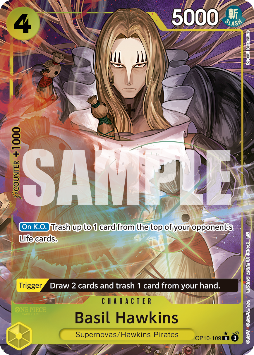 Basil Hawkins - OP10-109 (Alternate Art) OP10-109 One Piece card