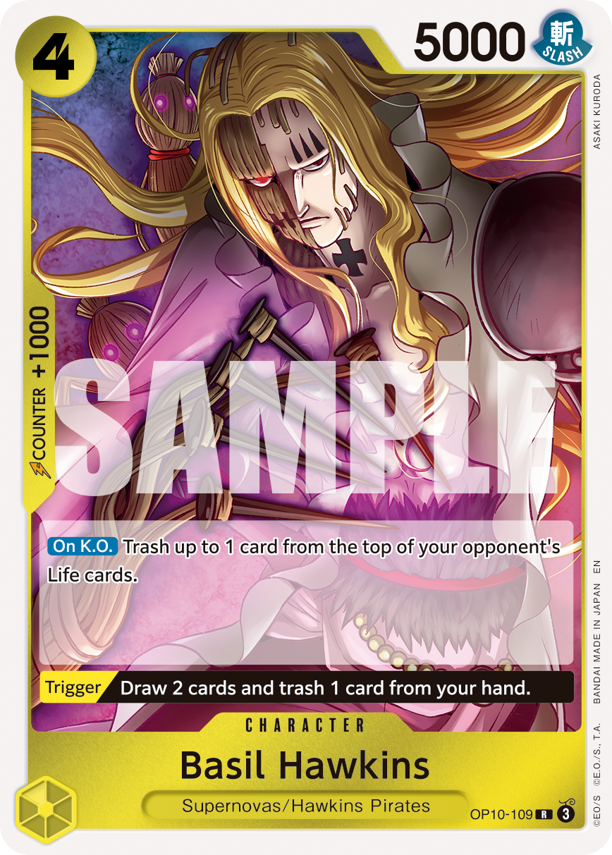 Basil Hawkins - OP10-109 (Reprint) OP10-109 One Piece card