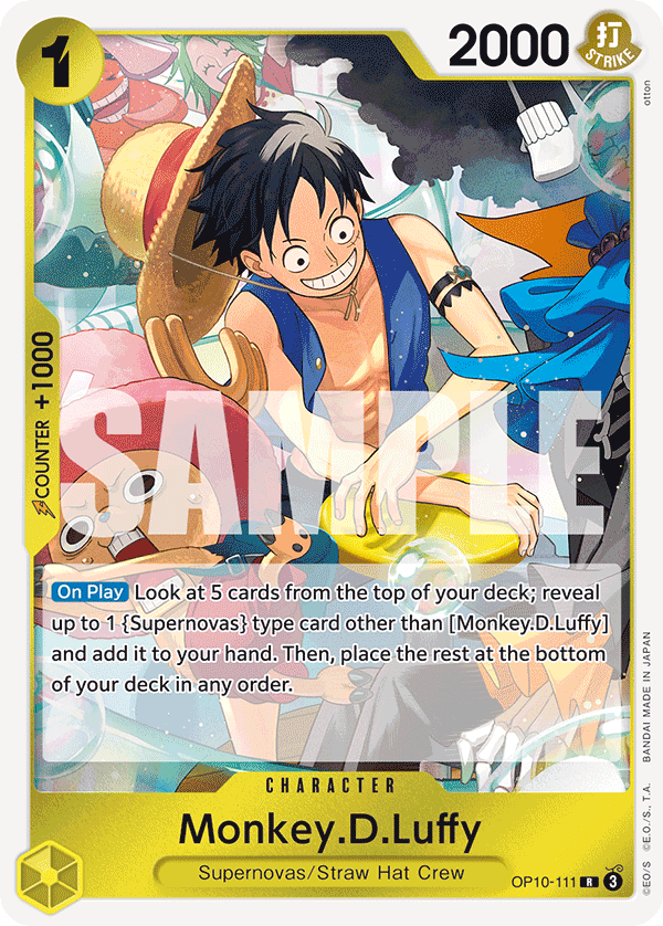 Monkey.D.Luffy (111) OP10-111 One Piece card