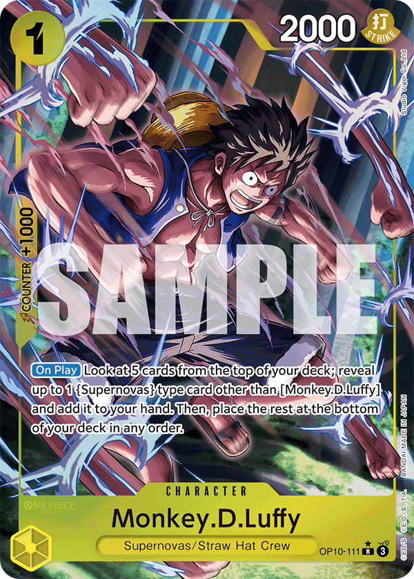 Monkey.D.Luffy (111) (Parallel) OP10-111 One Piece card
