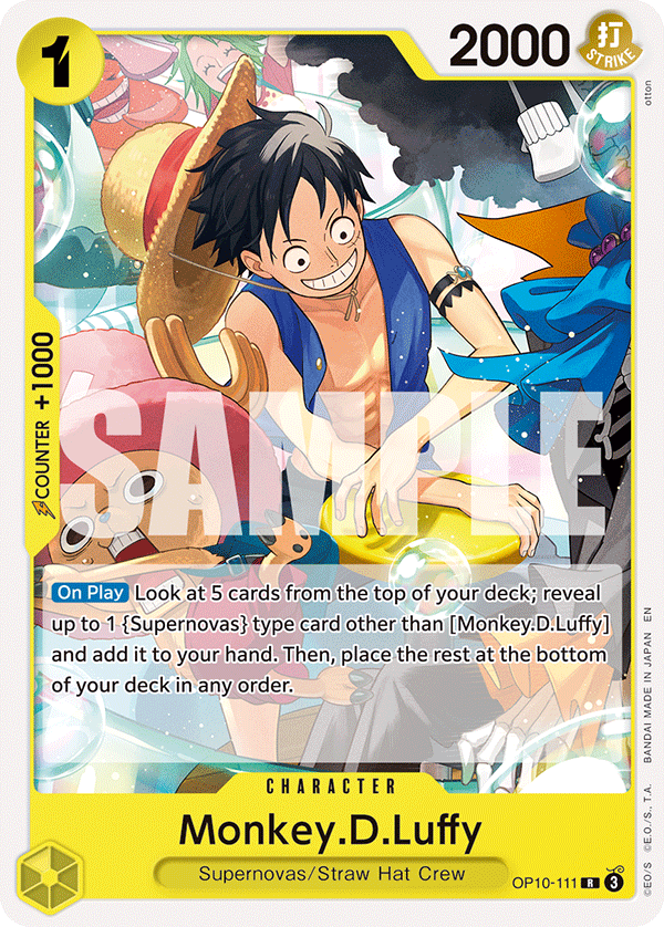 Monkey.D.Luffy OP10-111 One Piece card