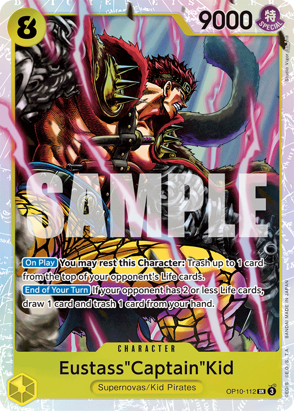 Eustass"Captain"Kid (112) OP10-112 One Piece card