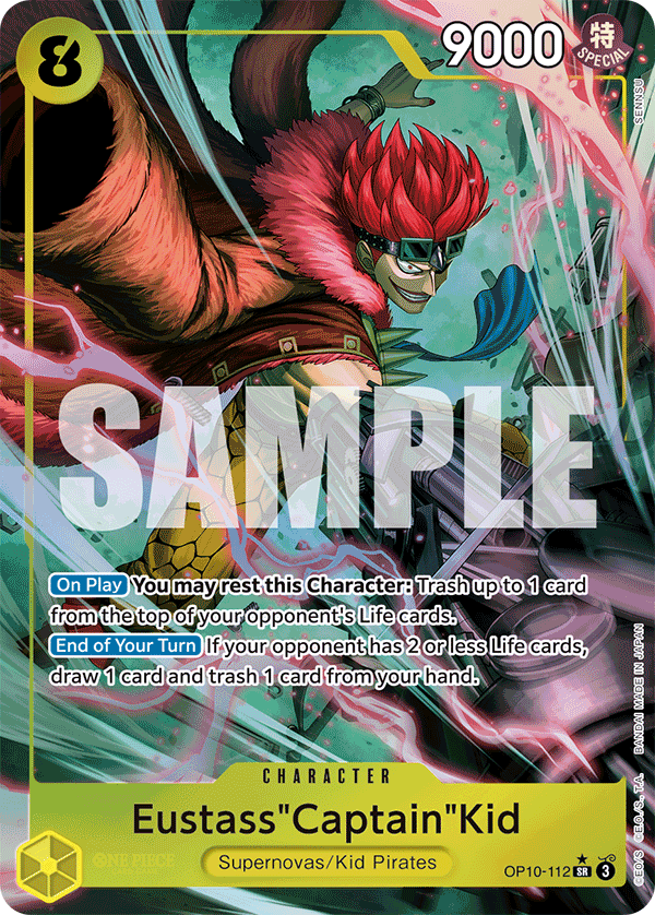 Eustass"Captain"Kid (112) (Parallel) OP10-112 One Piece card