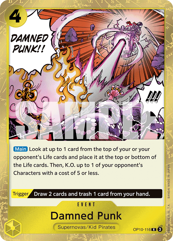 Damned Punk OP10-116 One Piece card